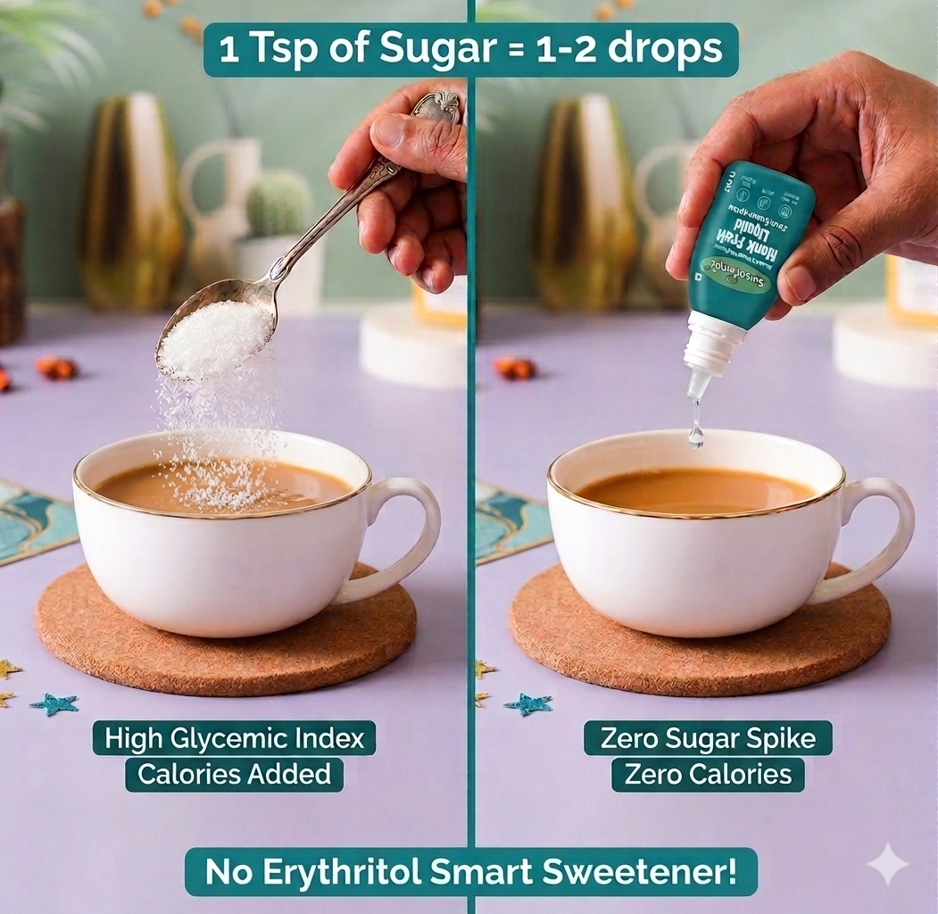 Comoarison with sugar