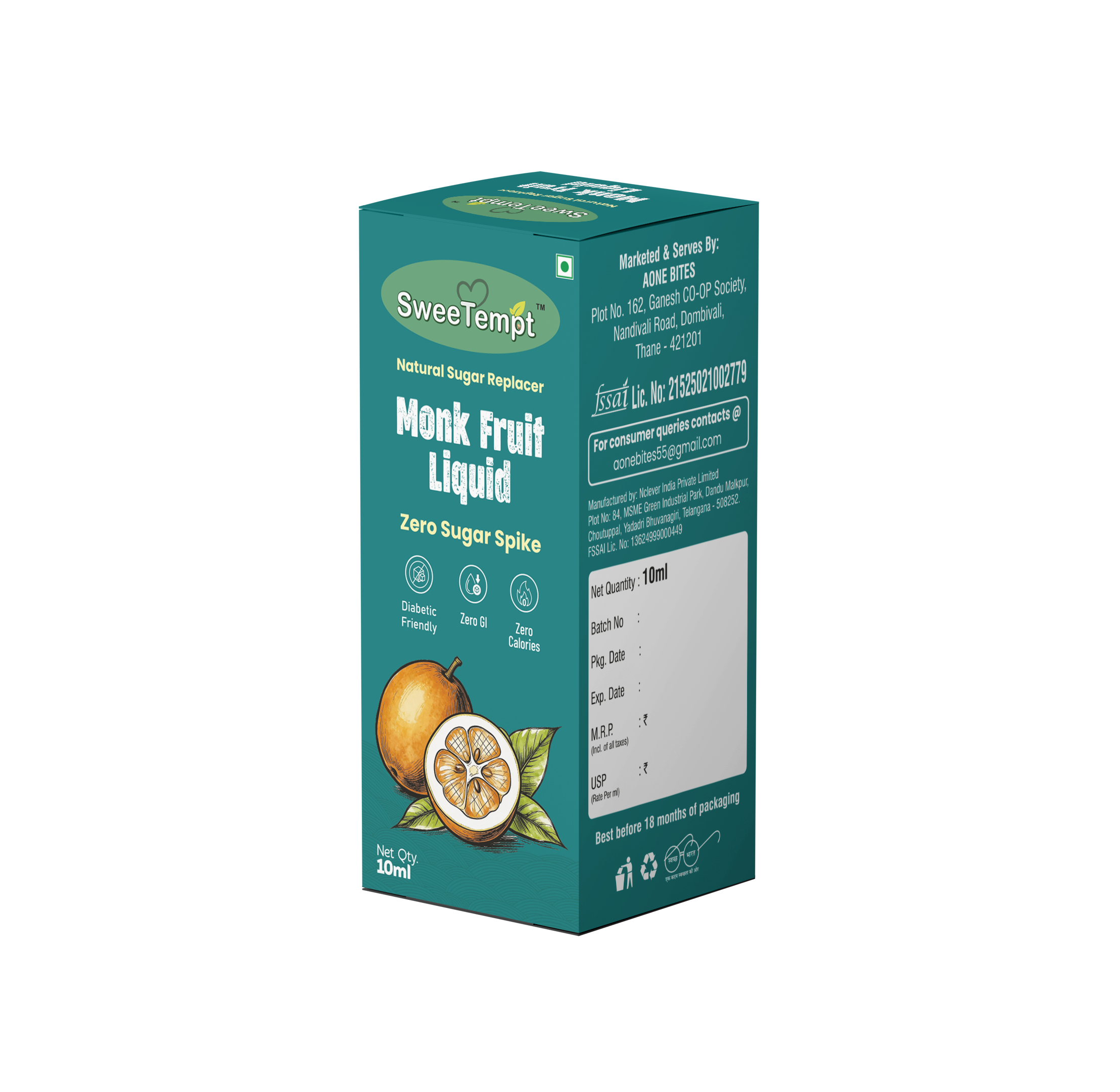 Monk liquid box left facing